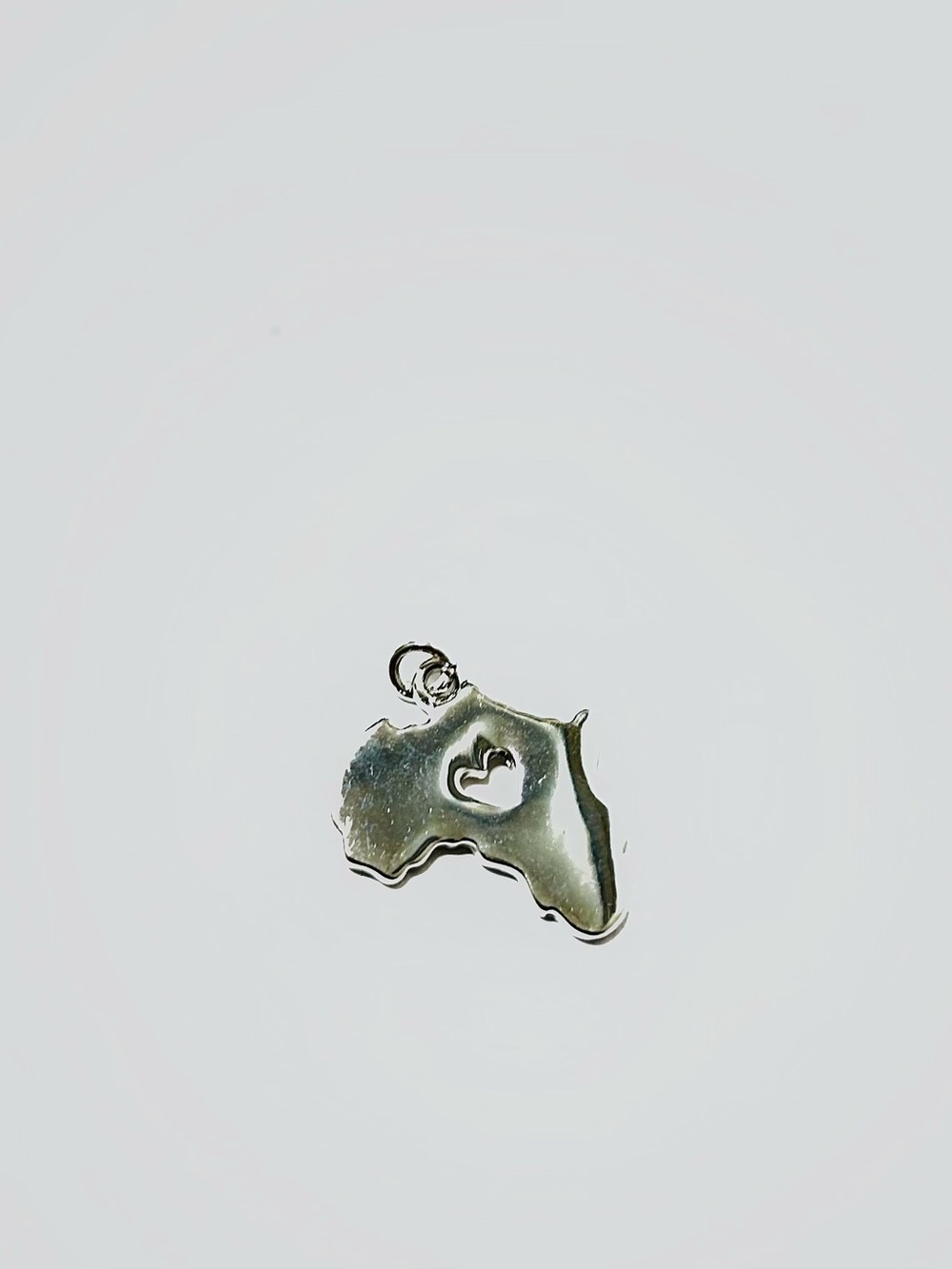James Avery Texas Heart Cutout Sterling Silver Charm (unisex).